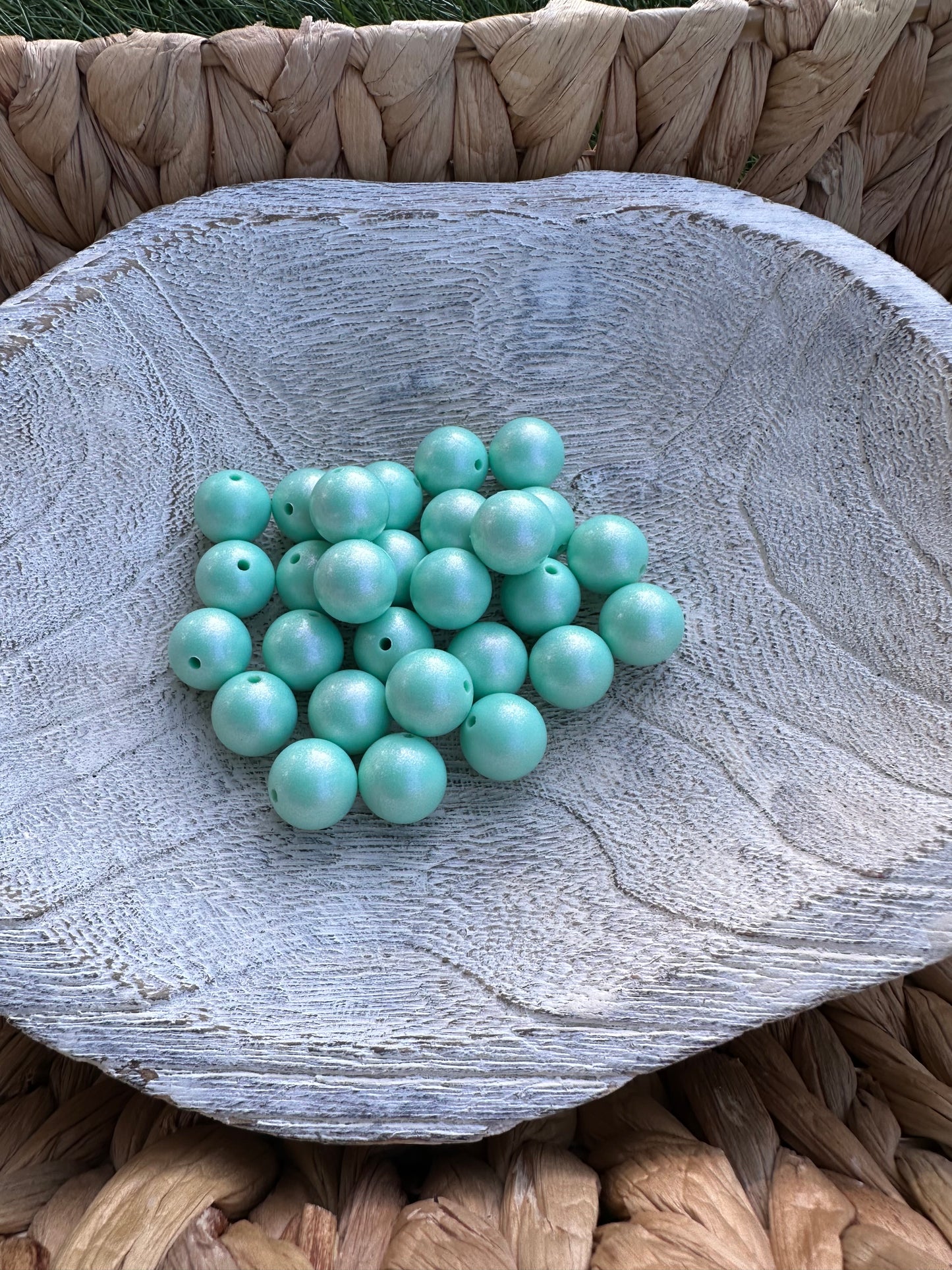 Mint opal 15mm