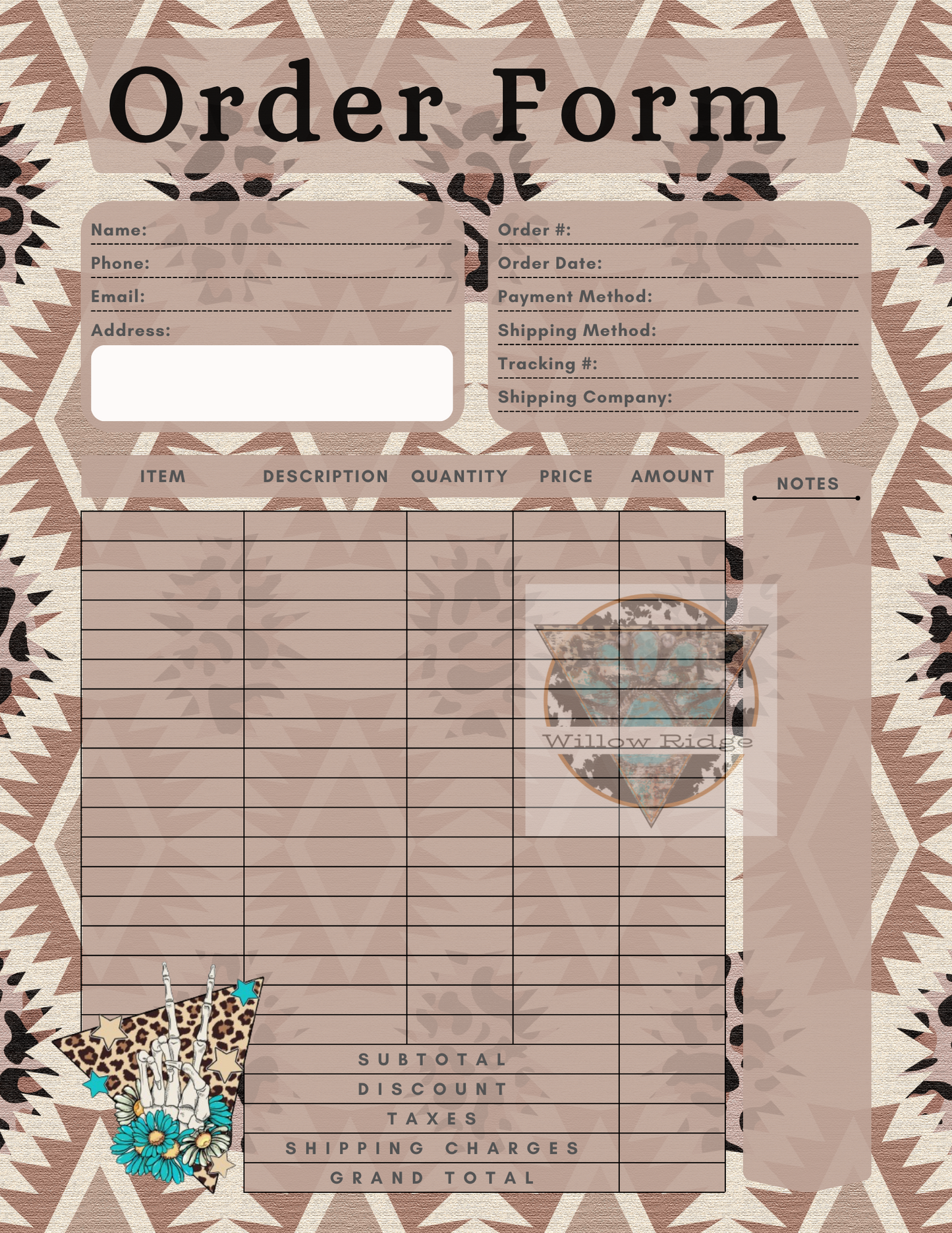 Custom Order Book