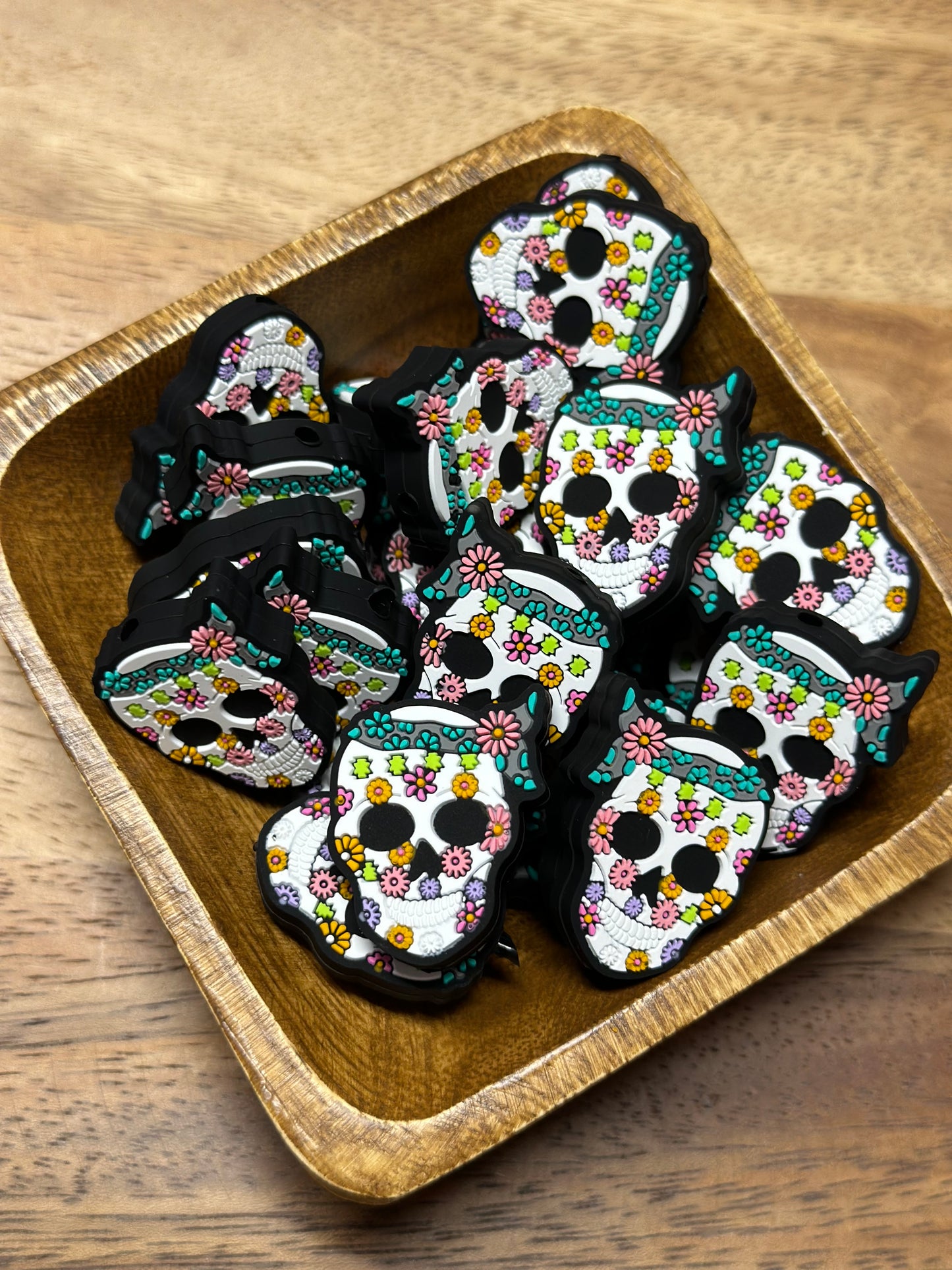 Boho Daisy Skull