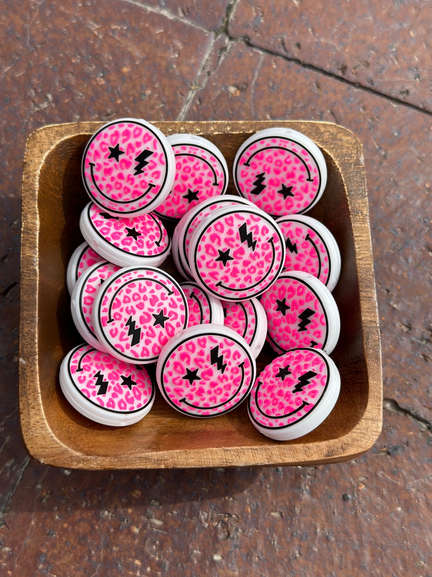 Hot Pink Smiley