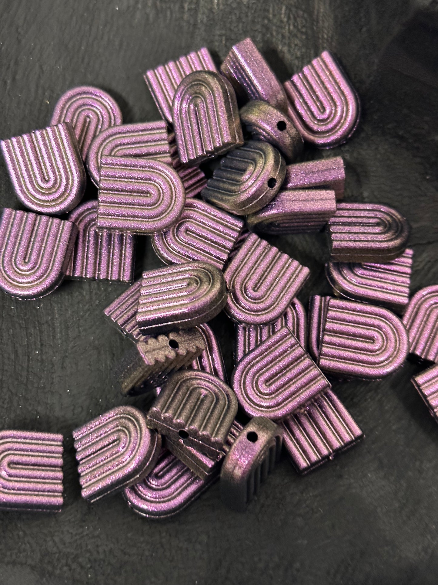 Opal Boho Rainbow Black Purple