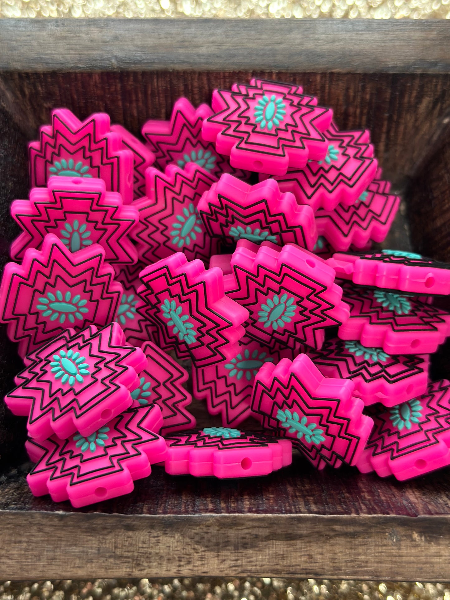 Hot Pink Aztec