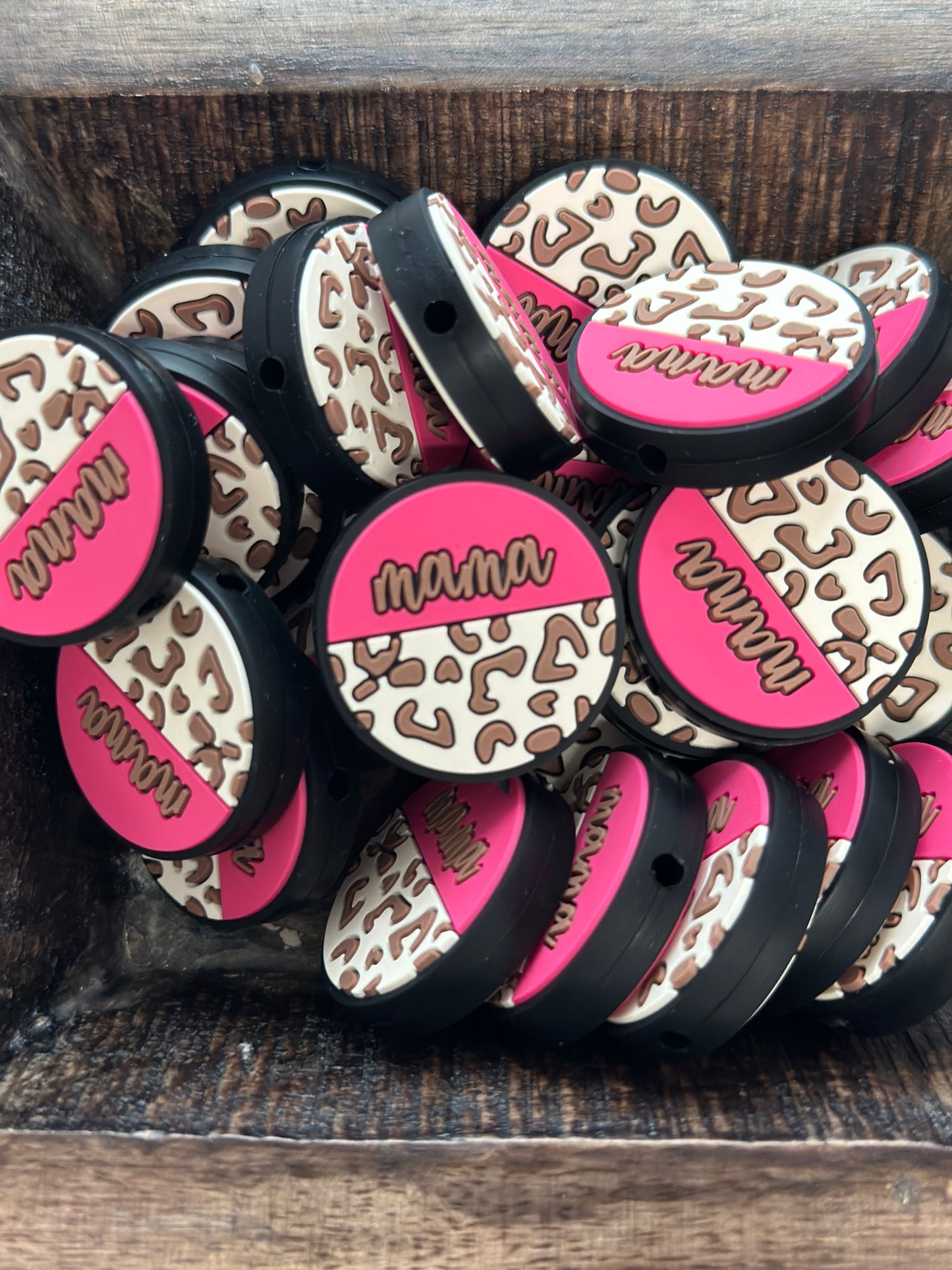 Mama Leopard pink/brown