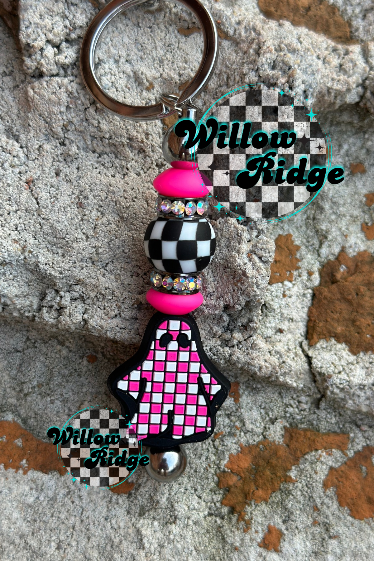 Pink Checkered Ghost