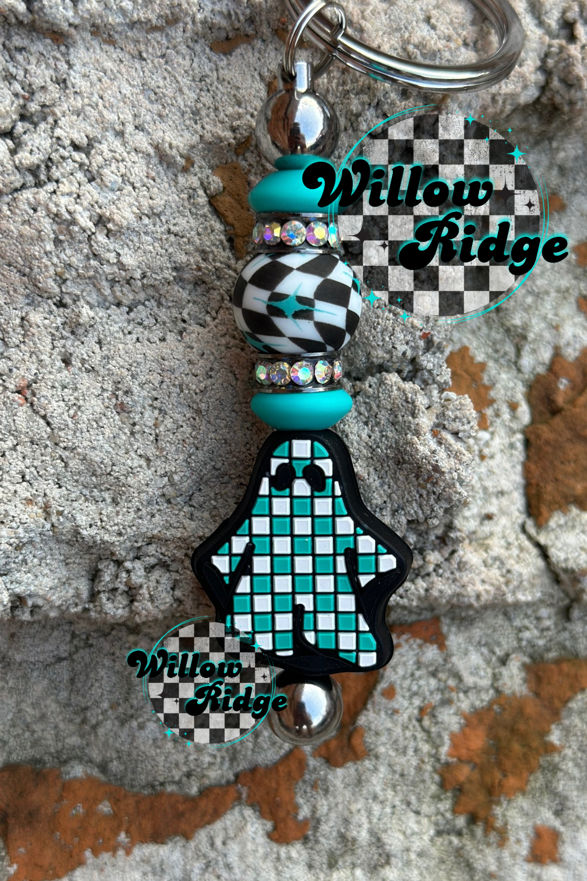 Teal Checkered Ghost