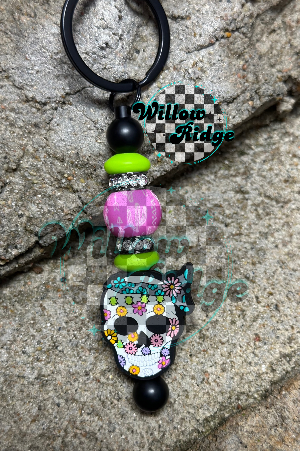 Boho Daisy Skull