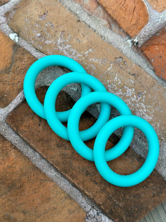 Turquoise Silicone Ring