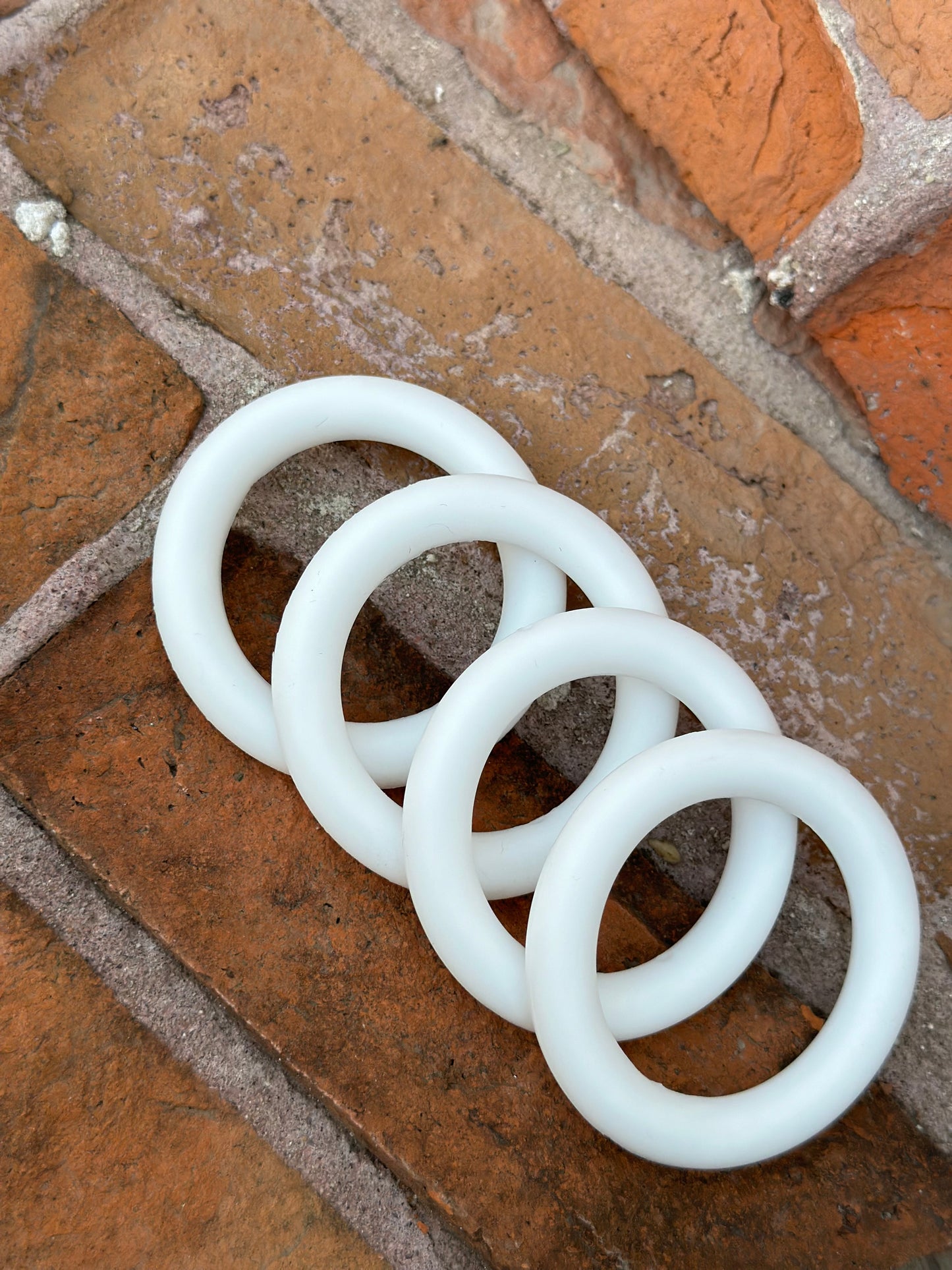 White Silicone Ring