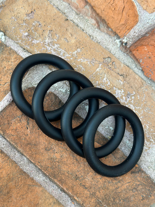 Black Silicone Ring