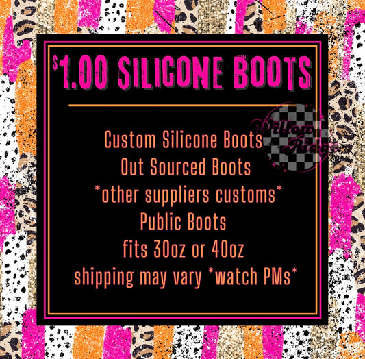$1.00 Silicone Tumbler Boots