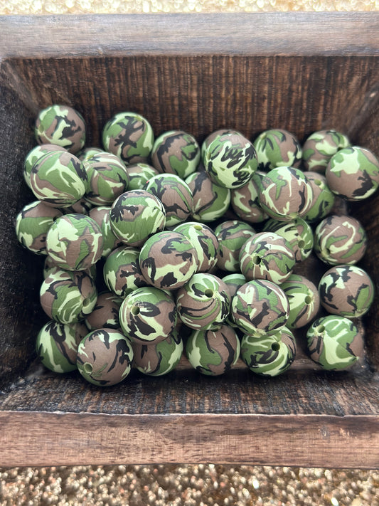 Camo Printed Bead