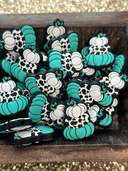 Stacked Pumpkin Teal