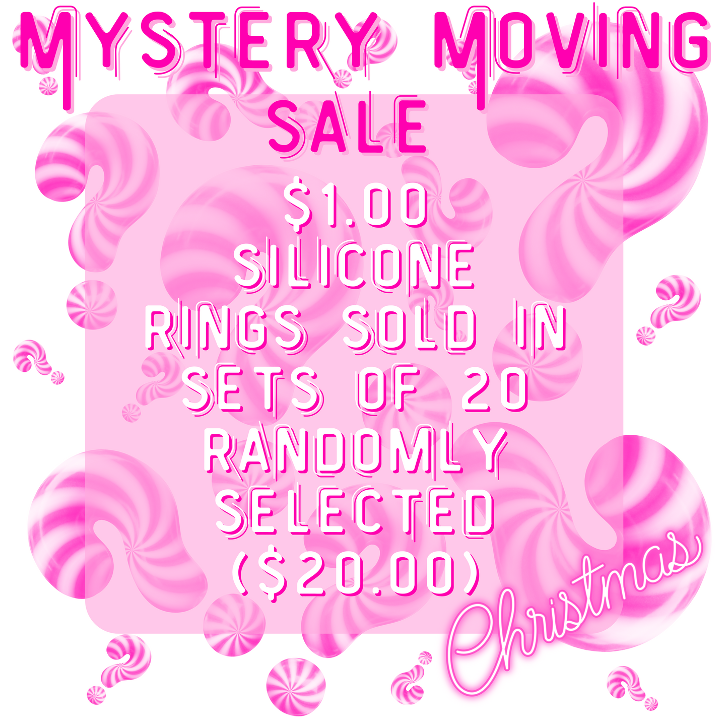 Moving Sale Silicone Rings